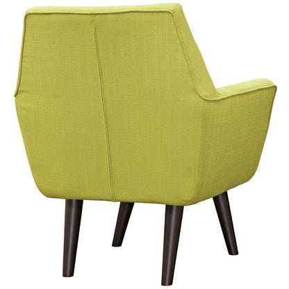 home office desk chairs | CasaFoyer Posit Armchair | Mid-Century Design | Organic Shape | Espresso Legs | Polyester Upholstery | Stylish and Comfortable | casafoyer.myshopify.com