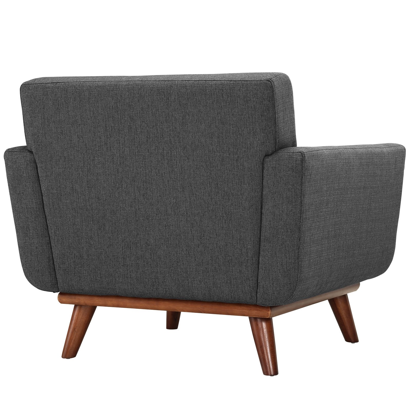 Sofa & chair Sets | Engage Armchair | Dual Cushions | Cherry Wood Legs | Set of 2 | Gray Upholstered Lounge Chair | Relaxation & Conversations | casafoyer.myshopify.com