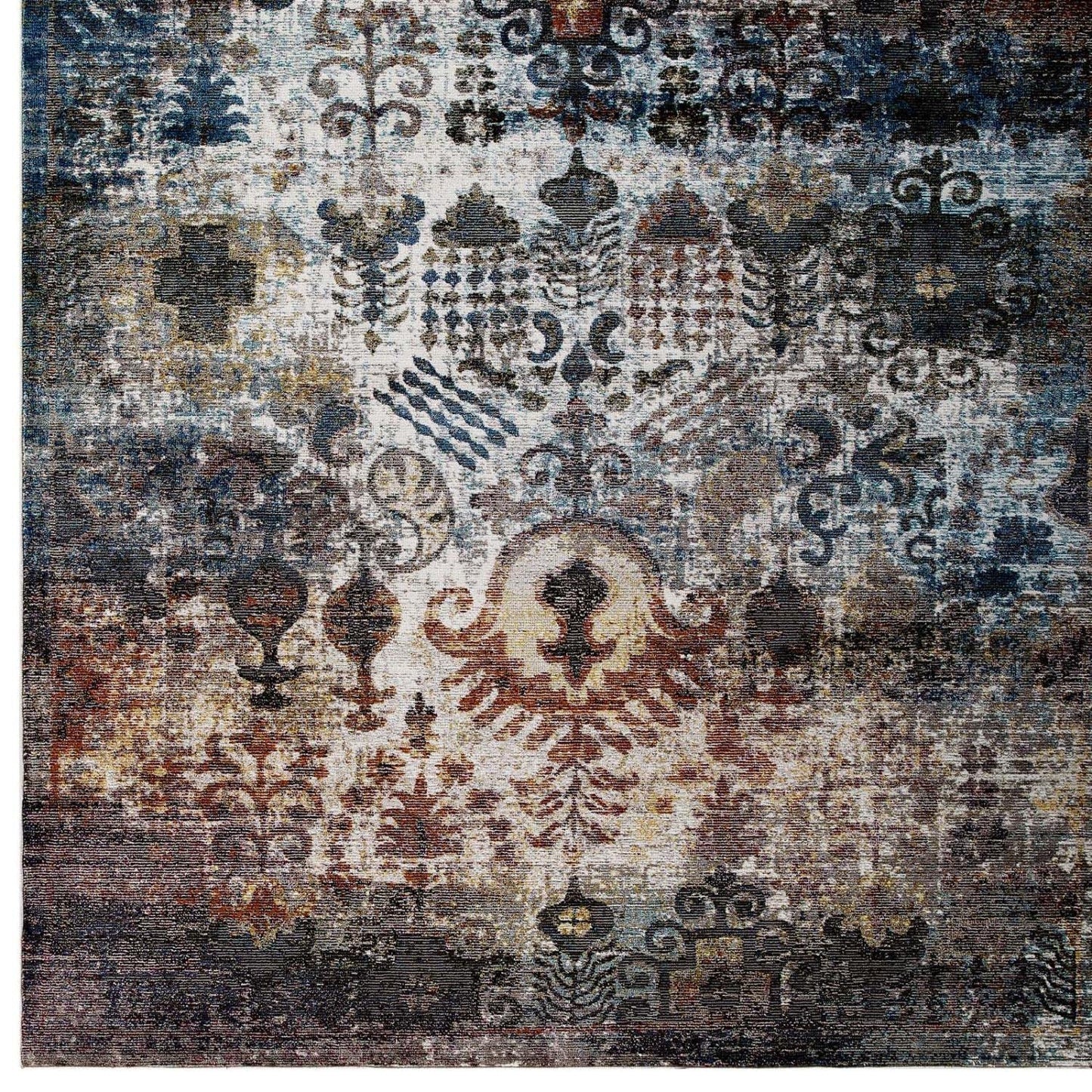 area rugs | CasaFoyer Tahira Transitional Distressed Vintage Floral Moroccan Trellis Area Rug | Durable & Soft Polypropylene | Stain Resistant | Gripping Rubber Bottom | 8x10 | casafoyer.myshopify.com