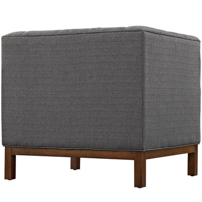 home office desk chairs | CasaFoyer Panache Collection | Tufted Button Armchairs | Vintage Elegance & Cozy Sophistication | Solid Wood Legs & Premium Fabric Upholstery | Set of 2 | casafoyer.myshopify.com