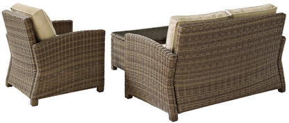 Patio Furniture Sets | CasaFoyers Bradenton Collection | All-Weather Wicker Outdoor Seating Set | Sand Cushions | Elevate your outdoor space with elegance, comfort, and durability. | casafoyer.myshopify.com