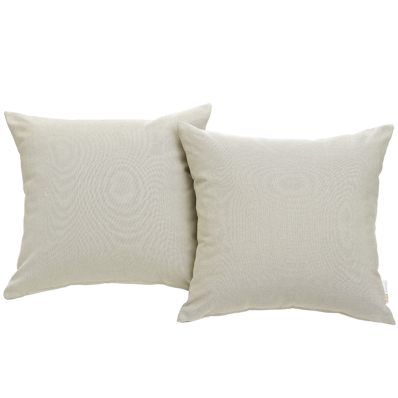 Patio Furniture Sets | Convene Outdoor Sectional Decor Pillows | Durable Rattan Weave | All-Weather Cushions | Patio, Backyard, Poolside | Two Piece Set | casafoyer.myshopify.com