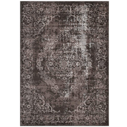 Carpet & Rugs | CasaFoyer Gamela Rustic Vintage Ornate Floral Medallion Area Rug | Durable, Stain-Resistant | 8x10 | Ideal for High Traffic Areas | Easy to Maintain | Enhance Your Space | casafoyer.myshopify.com