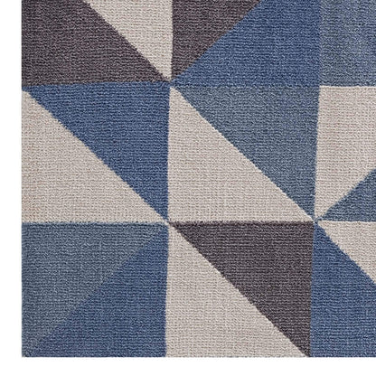 Carpet & Rugs | CasaFoyer Kahula Geometric Triangle Mosaic Area Rug | Modern Design | Soft Polyester Microfiber | Non-Shedding | Stain-Resistant | 5x8 Size | casafoyer.myshopify.com