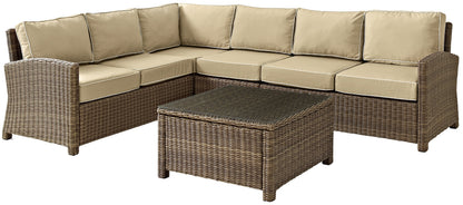Patio Furniture Sets | CasaFoyers Bradenton Collection | All-Weather Wicker Sectional | Modular Design | UV-Resistant Cushions | Sturdy Steel Frames | casafoyer.myshopify.com