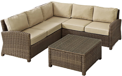 Patio Furniture Sets | CasaFoyers Bradenton Collection | All-Weather Wicker Outdoor Sectional | Modular Design | UV Resistant Cushions | Steel Frames | casafoyer.myshopify.com