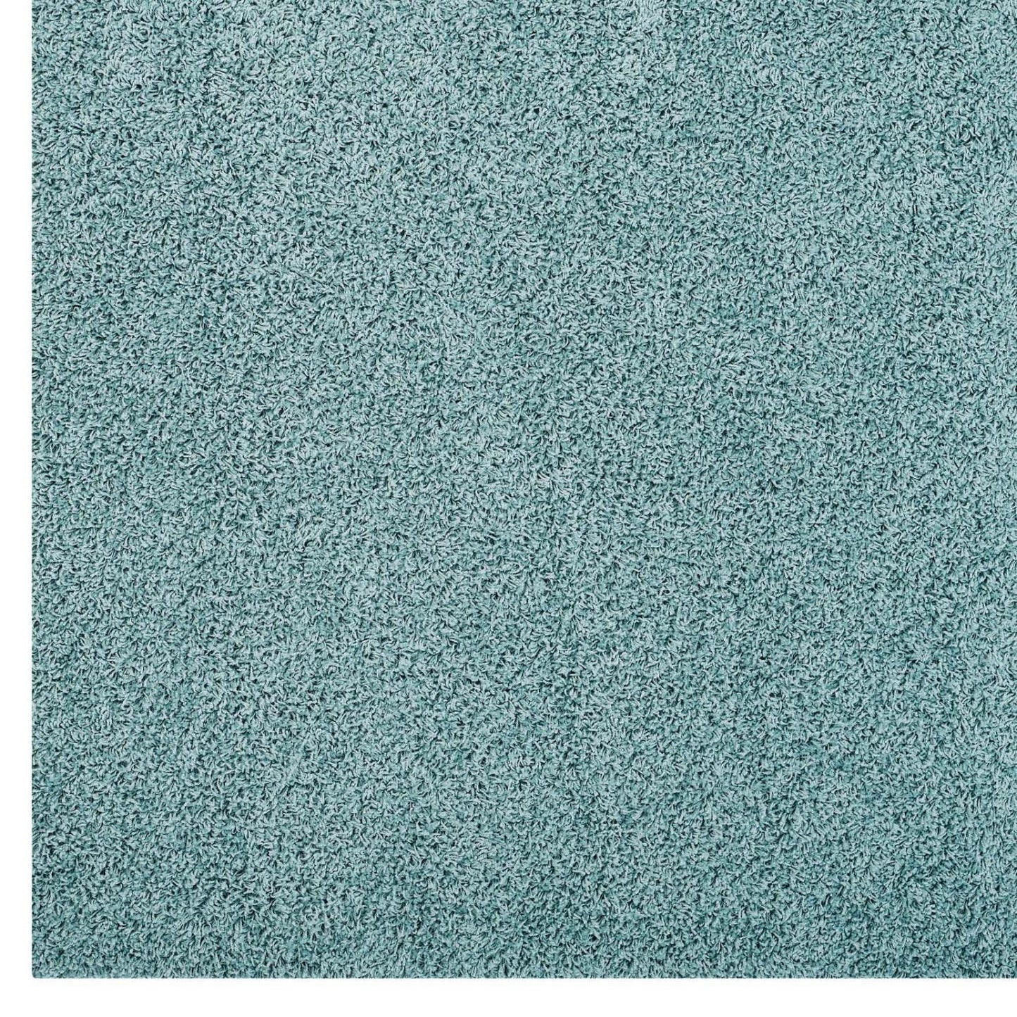 area rugs | CasaFoyer Enyssa Solid Shag Area Rug | Durable Polypropylene Construction | Non-Shedding | Stain Resistant | 8x10 Aqua Blue and Ivory | Ideal for Home Decor | casafoyer.myshopify.com