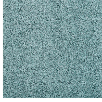 area rugs | CasaFoyer Enyssa Solid Shag Area Rug | Durable Polypropylene Construction | Non-Shedding | Stain Resistant | 8x10 Aqua Blue and Ivory | Ideal for Home Decor | casafoyer.myshopify.com