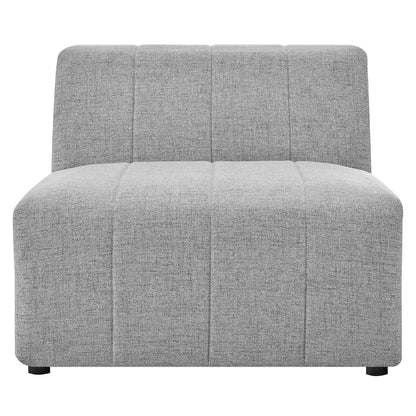 sofas | CasaFoyer Bartlett Upholstered Fabric Armless Chair | Retro Modern Style | Channel Tufting | Dense Foam Padding | Solid Wood Frame | Non-Marking Foot Caps | casafoyer.myshopify.com