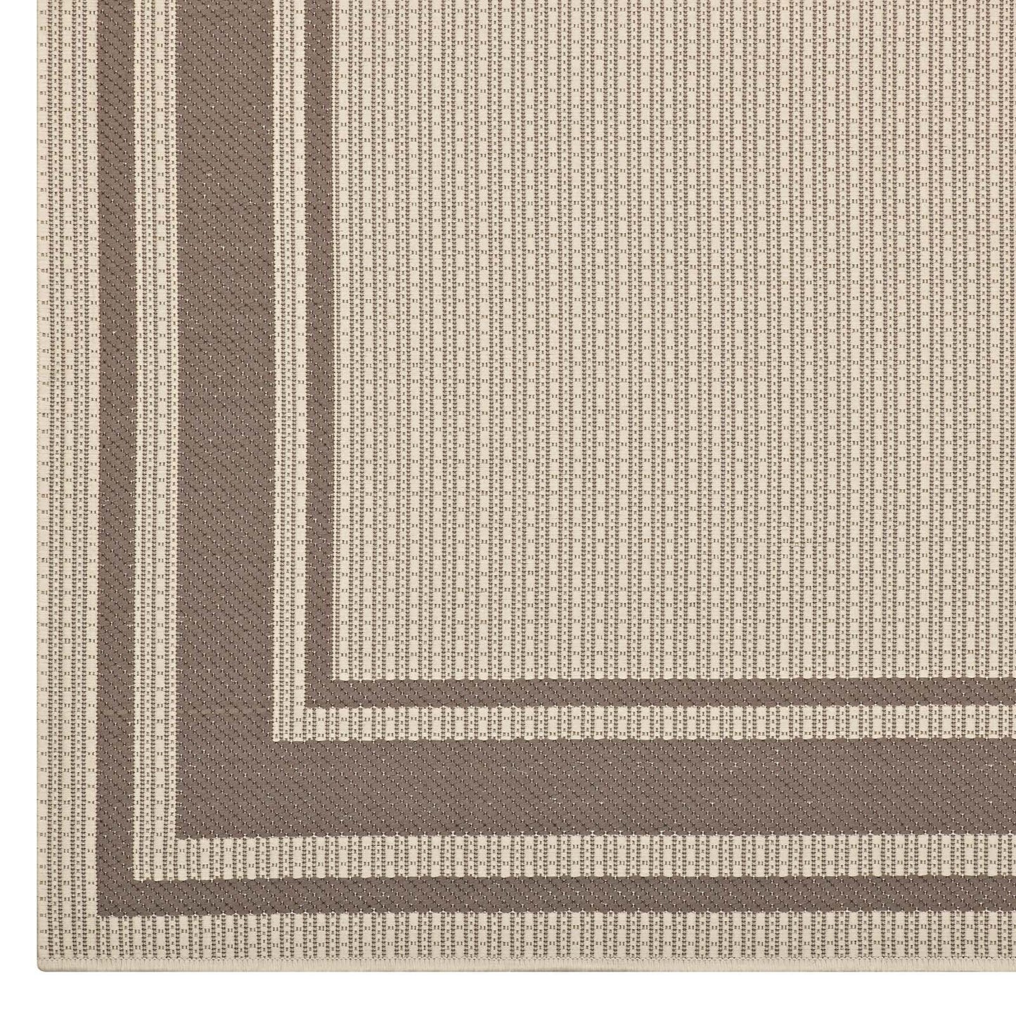 Carpet & Rugs | CasaFoyer Rim Solid Border Borderline Indoor/Outdoor Area Rug | Durable & Fade Resistant | 8x10 | Soft Polypropylene | Light & Dark Beige | casafoyer.myshopify.com