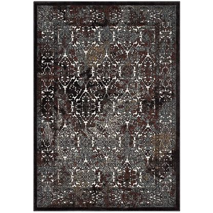 Carpet & Rugs | CasaFoyer Westia Vintage Ornate Turkish Area Rug | 8x10 | Distressed Turkish Pattern | Stain-Resistant | Easy to Maintain | Durable Polyester & Polypropylene Blend | casafoyer.myshopify.com