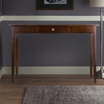 TABLE | Ergode Elegant Shaker Style Console Table | Antique Walnut Finish | 44 Width | 29 Height | Easy Assembly | Ideal for Hallway or Living Space | casafoyer.myshopify.com