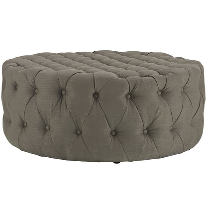 ottomans | CasaFoyer Amour Round Ottoman | Elegant Tufted Design | Comfortable & Durable | Perfect for Home or Office | Includes One Ottoman | casafoyer.myshopify.com
