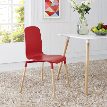 home office desk chairs | CasaFoyer Stack Wood Dining Chairs | Seamless Fusion of Simplicity & Elegance | Set of 2 | Durable Painted Steel Top | Sturdy Beech Wood Legs | White | casafoyer.myshopify.com