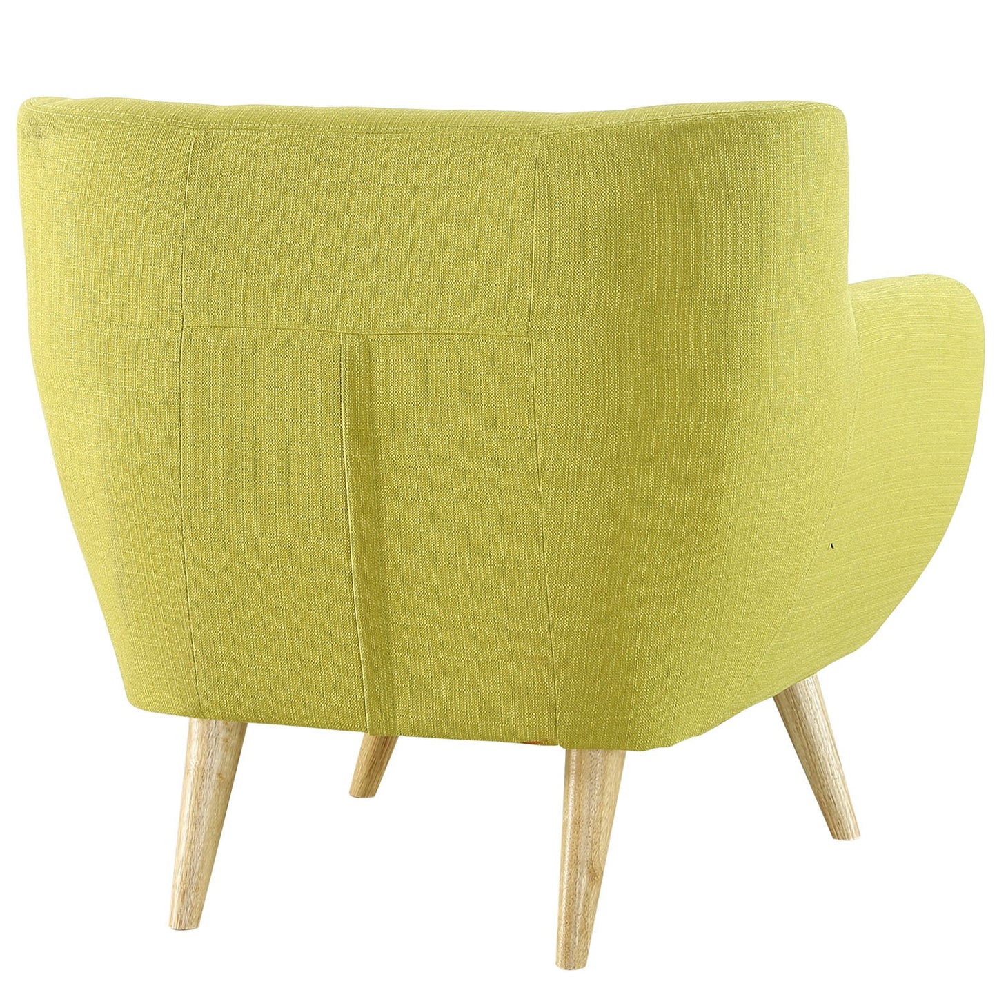 home office desk chairs | CasaFoyer Wholesale | Plush Dual Cushion Organic Armchair | Natural Wood Legs | Modern Stylish Upholstered Fabric | Comfortable Living Room Lounge Area | Wheatgrass | casafoyer.myshopify.com