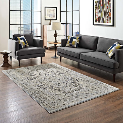 area rugs | CasaFoyer Elqenna Distressed Vintage Floral Turkish Area Rug | Durable Polypropylene | Stain Resistant | Gripping Rubber Bottom | Elegant Design | Easy to Maintain | Ideal for High Traffic Areas | casafoyer.myshopify.com