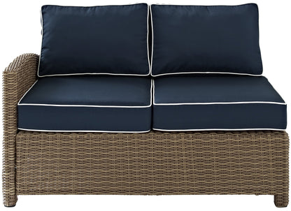 Patio Furniture Sets | CasaFoyers Bradenton Collection | Modular Outdoor Wicker Sectional | Navy Cushions | Stylish, Durable, Expandable | Ultimate Outdoor Relaxation | casafoyer.myshopify.com