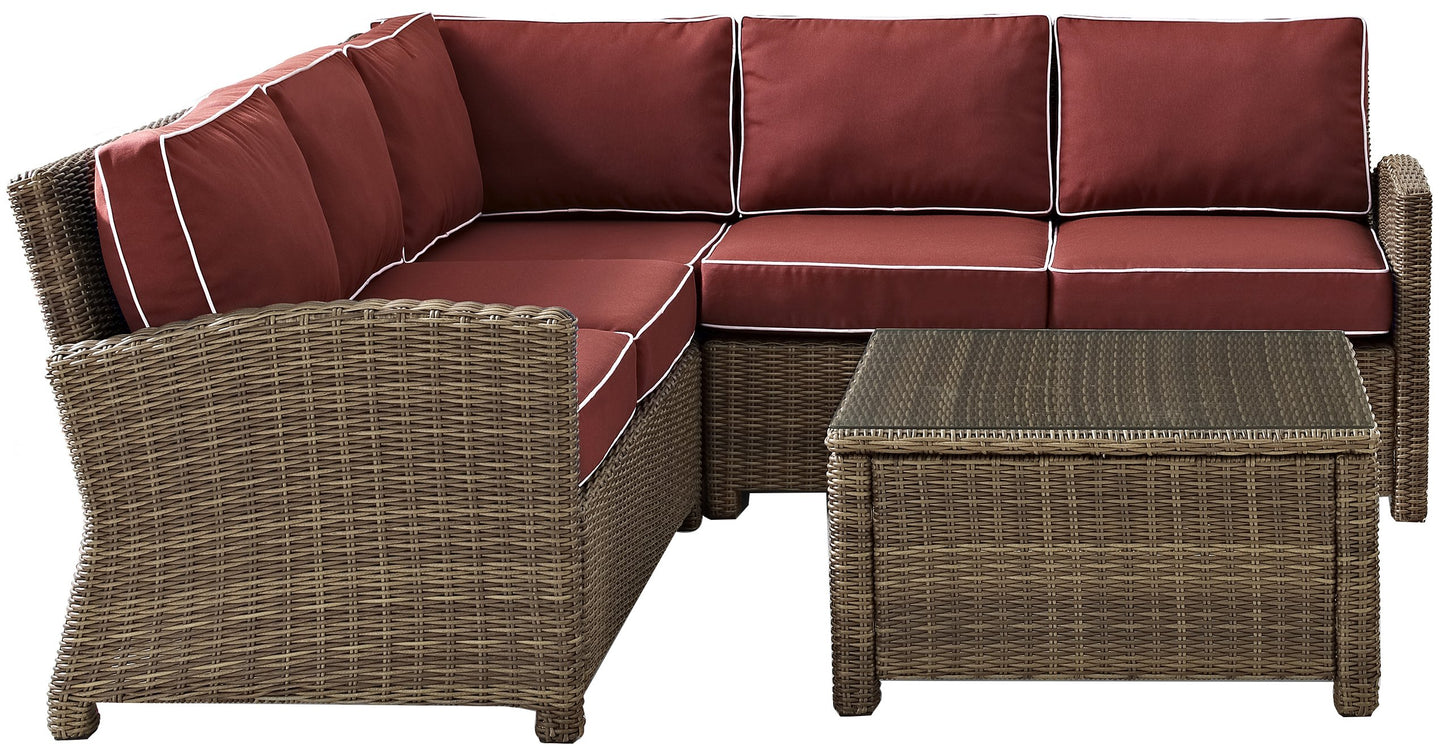 Patio Furniture Sets | CasaFoyers Bradenton Collection | All-Weather Wicker Sectional | Modular Design | Sturdy Steel Frames | UV/Fade Resistant Cushions | casafoyer.myshopify.com