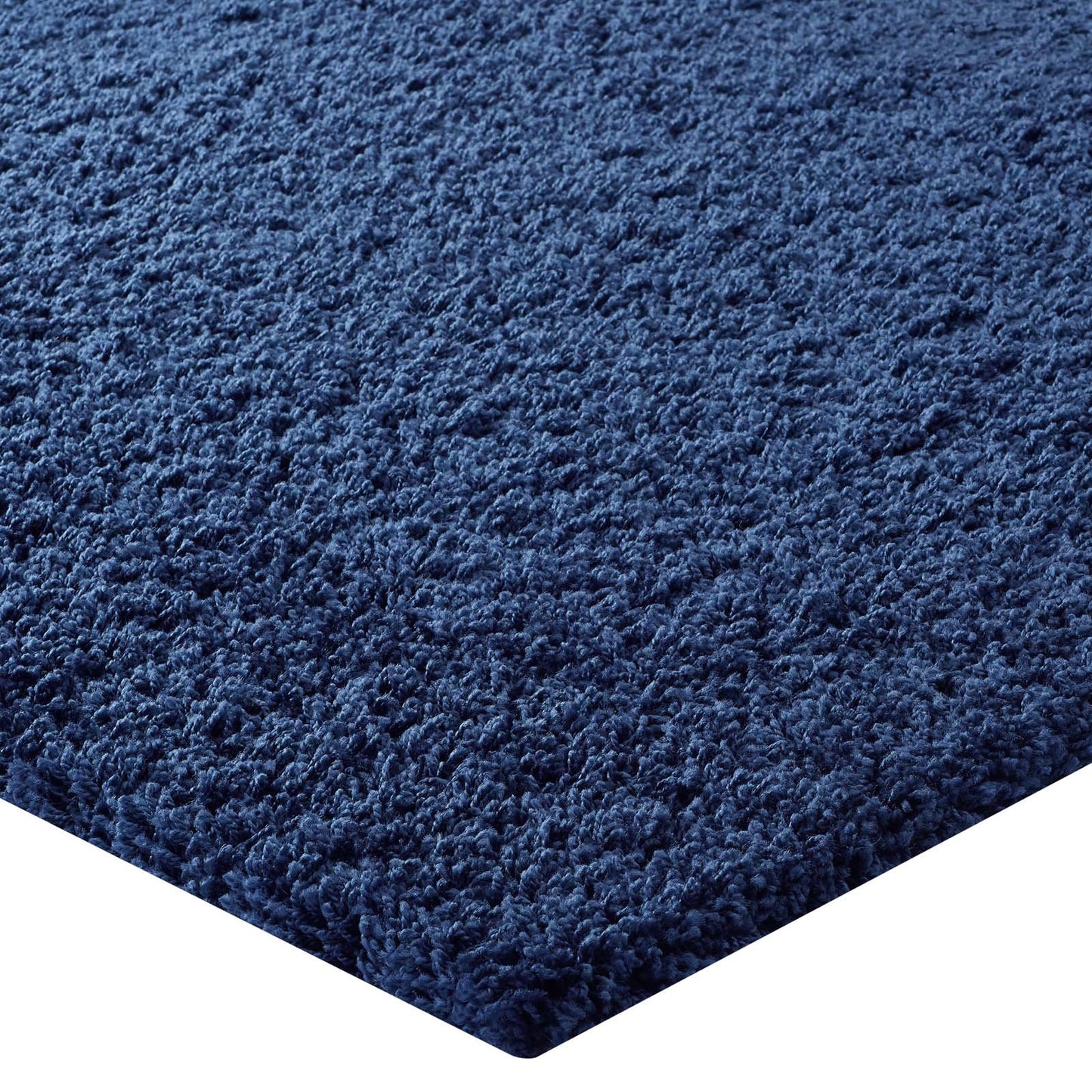 Carpet & Rugs | CasaFoyer Enyssa Solid Shag Area Rug - Navy | 5x8 | Durable Polypropylene | Non-Shedding, Stain Resistant | High Density | Easy to Maintain | Enhance Home Decor | casafoyer.myshopify.com