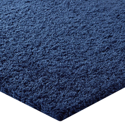 Carpet & Rugs | CasaFoyer Enyssa Solid Shag Area Rug - Navy | 5x8 | Durable Polypropylene | Non-Shedding, Stain Resistant | High Density | Easy to Maintain | Enhance Home Decor | casafoyer.myshopify.com