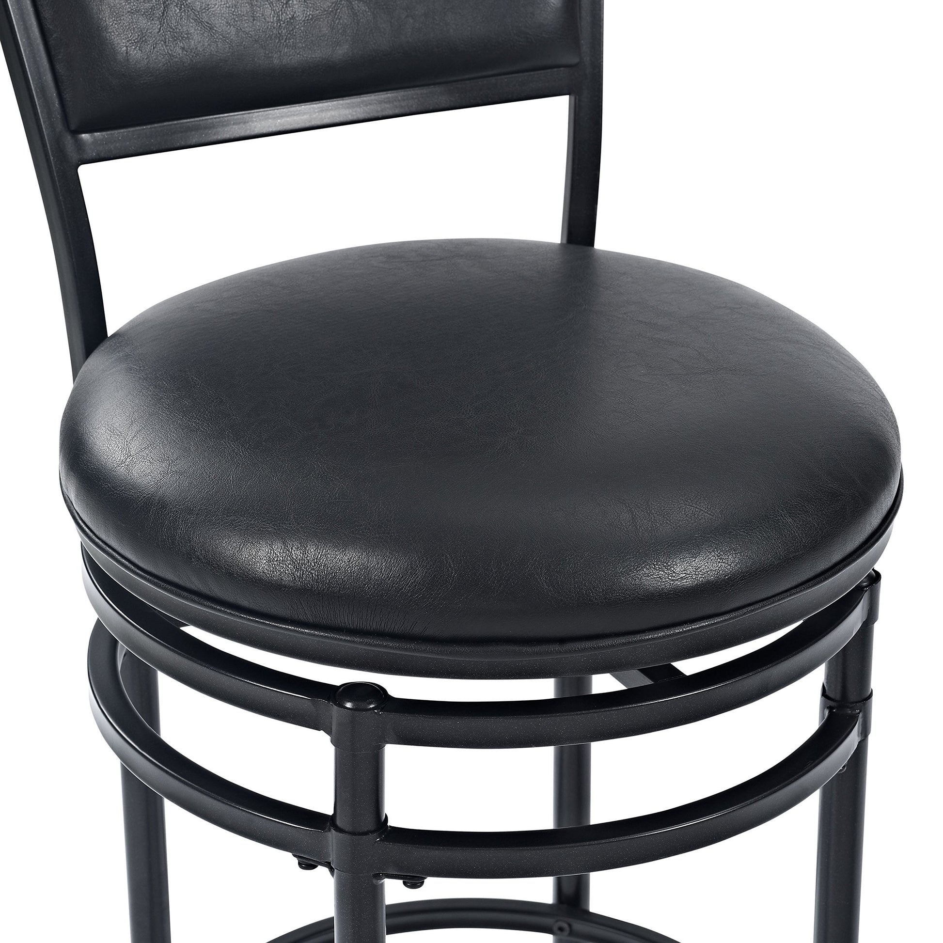 STOOL_SEATING | CasaFoyer Furniture | Rachel Swivel Bar Stool | Upholstered Seat Cushion | Modern Design | Steel Construction | casafoyer.myshopify.com