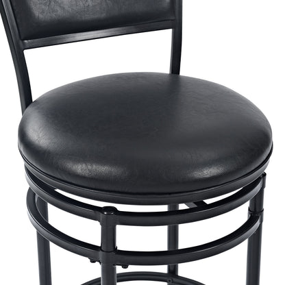 STOOL_SEATING | CasaFoyer Furniture | Rachel Swivel Bar Stool | Upholstered Seat Cushion | Modern Design | Steel Construction | casafoyer.myshopify.com