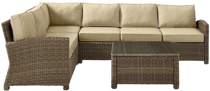 Patio Furniture Sets | CasaFoyers Bradenton Collection | All-Weather Wicker Sectional | Modular Design | UV-Resistant Cushions | Sturdy Steel Frames | casafoyer.myshopify.com