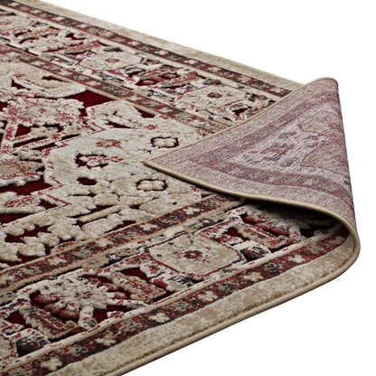 area rugs | CasaFoyer Grania Distressed Vintage Floral Turkish Area Rug | Durable & Stylish 5x8 | Non-Slip Rubber Bottom | Stain Resistant & Easy to Maintain | Perfect for High Traffic Areas | casafoyer.myshopify.com