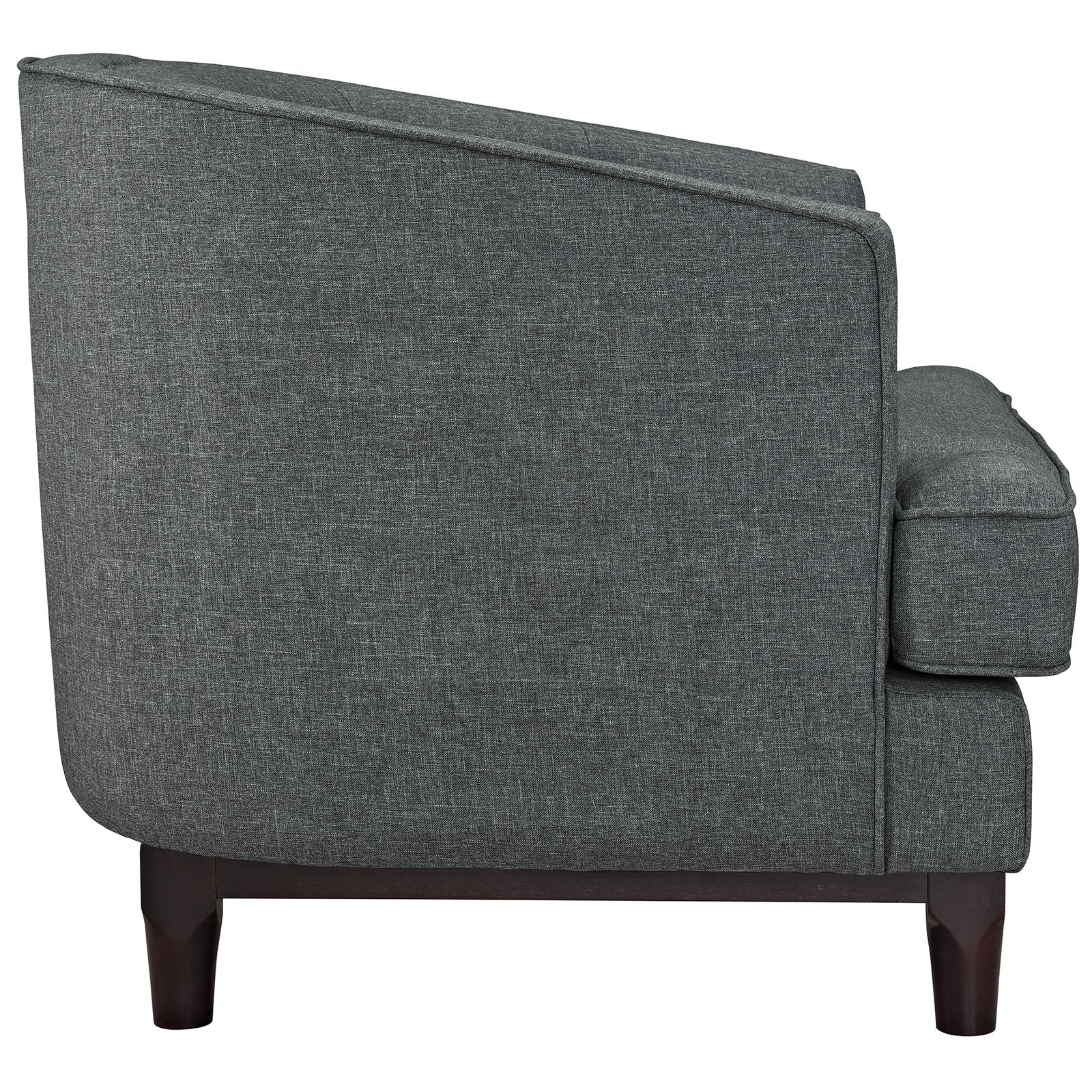 home office desk chairs | CasaFoyer Coast Armchair | Mid-Century Charm | Walnut Legs | Polyester Upholstery | Comfortable Foam Cushioning | Easy to Clean | Ideal for Modern Living | casafoyer.myshopify.com