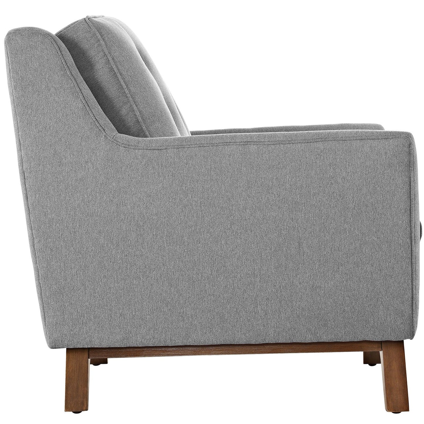 sofas | CasaFoyer Beguile Collection | Mid-Century Style Sofa | Plush Cushions | Walnut-Stained Base | Transform Your Interior Design | casafoyer.myshopify.com