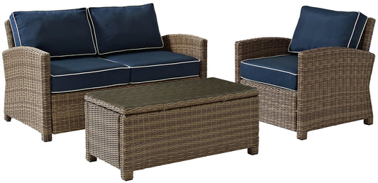 Chair | CasaFoyers Bradenton Collection | Exquisite Outdoor Wicker Seating Set | Loveseat, Arm Chair & Glass Top Table | Elegant, Durable & UV Resistant | casafoyer.myshopify.com
