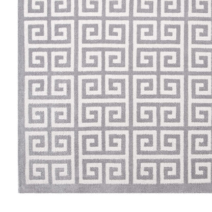 Carpet & Rugs | CasaFoyer Freydis Greek Key Area Rug | 5x8 | Soft & Stain-Resistant | Ideal for High-Traffic Areas | Traditional & Contemporary Decor | casafoyer.myshopify.com