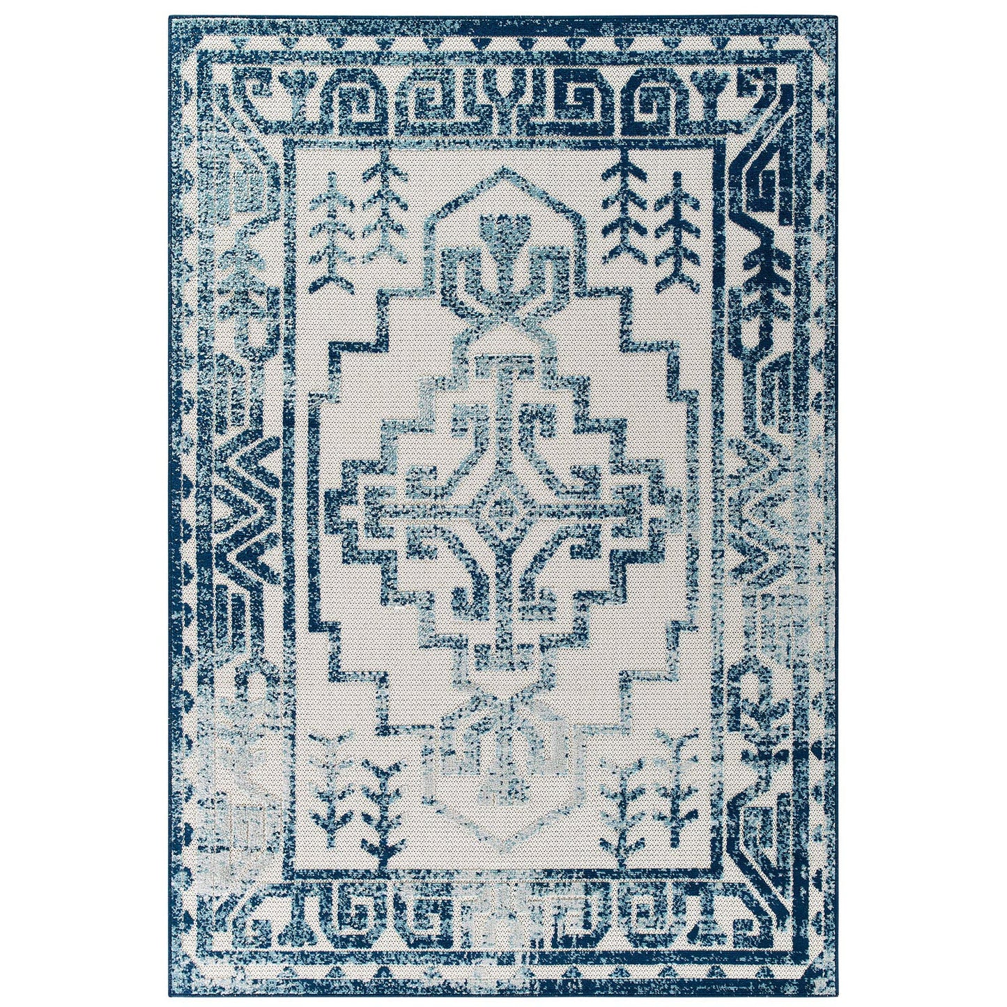 area rugs | CasaFoyer Reflect Nyssa Distressed Geometric Southwestern Aztec 8x10 Indoor/Outdoor Area Rug | Stylish, Durable, Pet-Friendly | casafoyer.myshopify.com