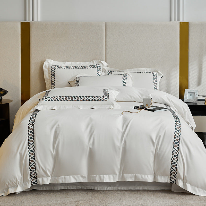 Bed Linen | CasaFoyer 120TC  Cotton Four Piece Luxury Pure Cotton Bedding set | casafoyer.myshopify.com