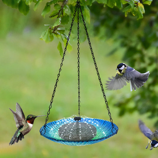 Pet Feeders | CasaFoyer Outdoor Garden Fountain Hanging Bird Feeder | casafoyer.myshopify.com