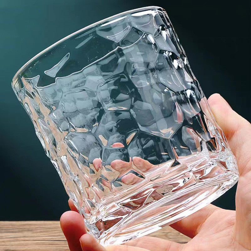 Whiskey Glass | CasaFoyer Ice Pattern Crystal Cocktail Glass | casafoyer.myshopify.com