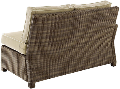 Patio Furniture Sets | CasaFoyers Bradenton Collection | All-Weather Wicker Sectional | Customizable & UV Resistant | Sand Cushions | casafoyer.myshopify.com