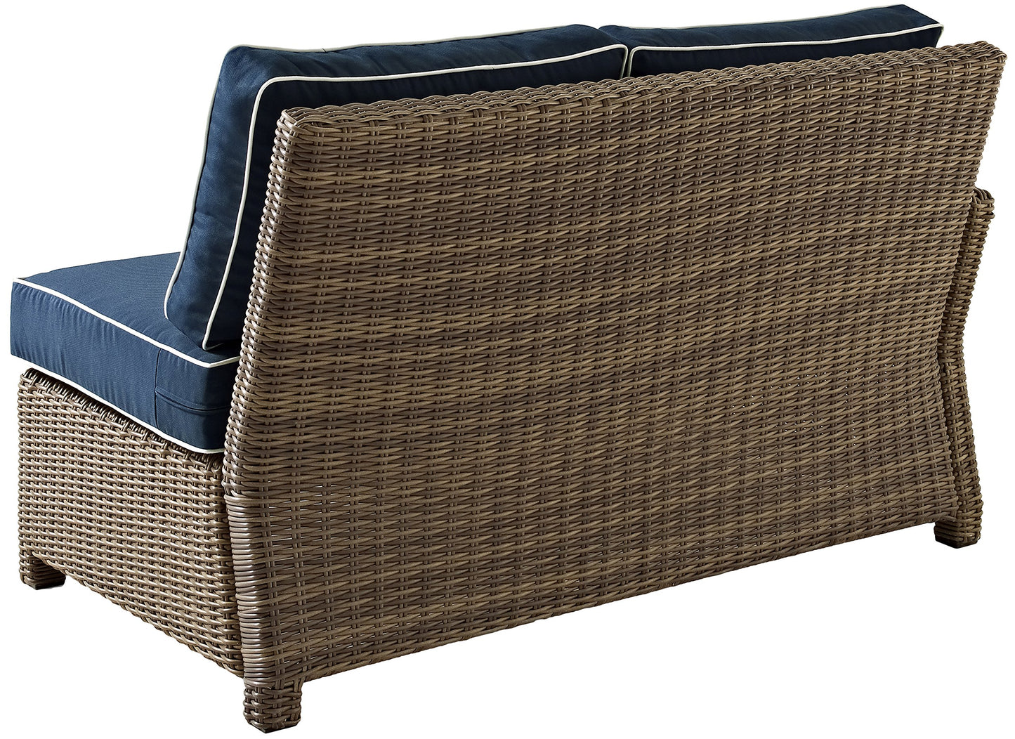 Patio Furniture Sets | CasaFoyers Bradenton Collection | Modular Outdoor Wicker Sectional | Navy Cushions | Stylish, Durable, Expandable | Ultimate Outdoor Relaxation | casafoyer.myshopify.com