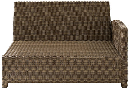 Patio Furniture Sets | CasaFoyers Bradenton Collection | Outdoor Wicker Sectional | Expandable & Durable | Navy Cushions | casafoyer.myshopify.com