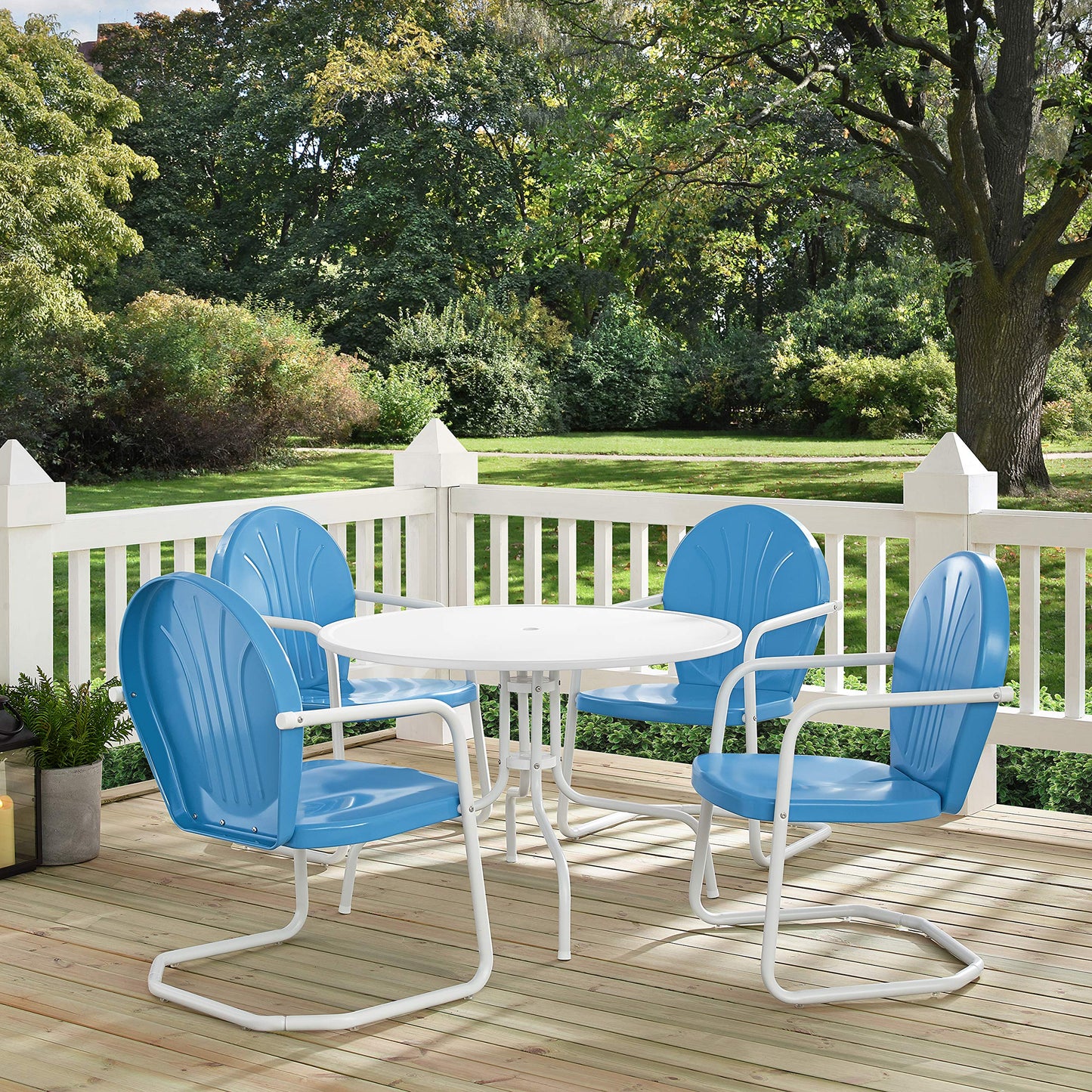 Patio Furniture Sets | Griffith Metal Outdoor Furniture Set | Ultimate Relaxation & Nostalgic Design | Durable & Weather-Resistant | Non-Toxic & Powder-Coated Finish | casafoyer.myshopify.com