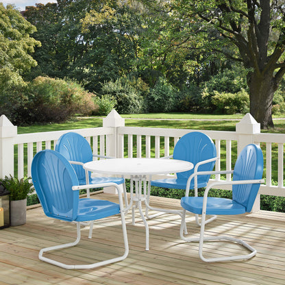 Patio Furniture Sets | Griffith Metal Outdoor Furniture Set | Ultimate Relaxation & Nostalgic Design | Durable & Weather-Resistant | Non-Toxic & Powder-Coated Finish | casafoyer.myshopify.com