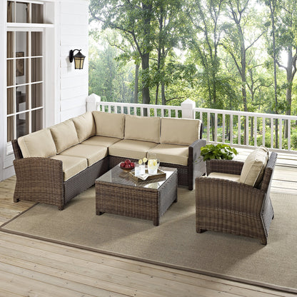 Patio Furniture Sets | CasaFoyers Bradenton Collection | All-Weather Wicker Sectional | Modular Design | UV Resistant Cushions | Steel Frames | casafoyer.myshopify.com