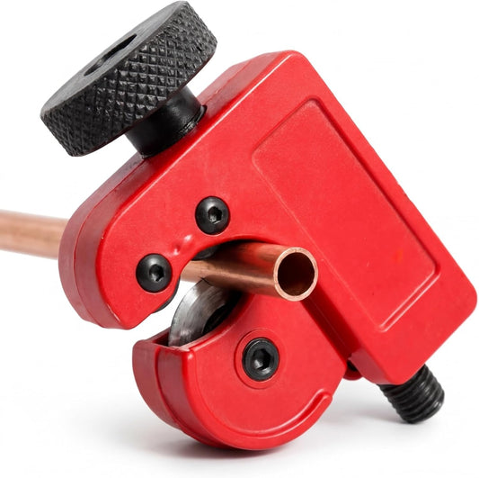 CASAFOYER Pipe Cutter Tool for Copper, Aluminum, Brass & Plastic | Heavy-Duty Tubing Cutter for Clean, Precise Cuts | Professional Tube Cutter for Plumbing, HVAC & Home Improvement