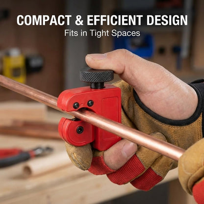 CASAFOYER Pipe Cutter Tool for Copper, Aluminum, Brass & Plastic | Heavy-Duty Tubing Cutter for Clean, Precise Cuts | Professional Tube Cutter for Plumbing, HVAC & Home Improvement