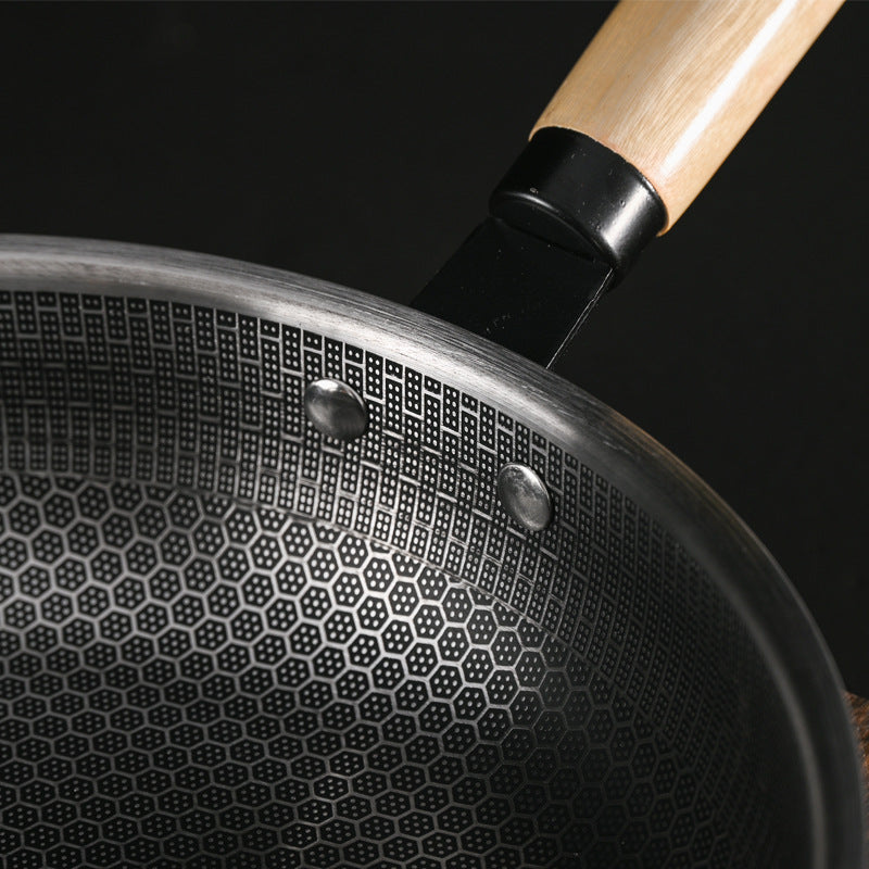 Cookware | CasaFoyer Stainless Steel Extra Thick Non-stick Wok Integrated Household | casafoyer.myshopify.com