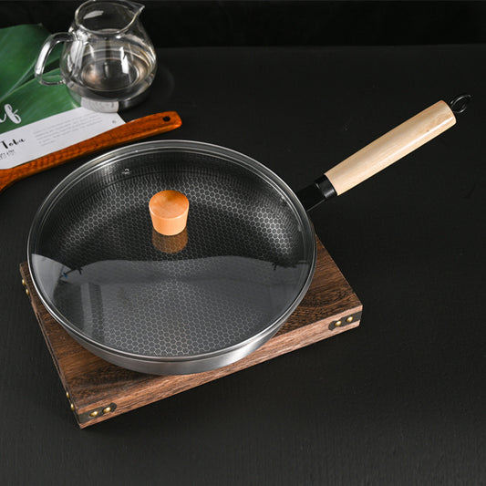 Cookware | CasaFoyer Stainless Steel Extra Thick Non-stick Wok Integrated Household | casafoyer.myshopify.com