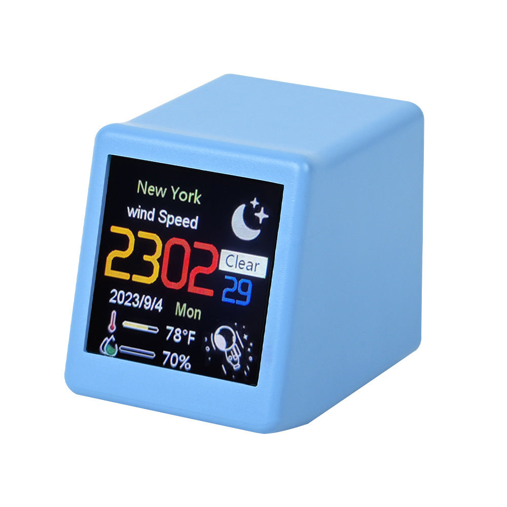 Table Clock | CasaFoyer Table Clock Weather Small TV Creative Digital Ornaments | casafoyer.myshopify.com