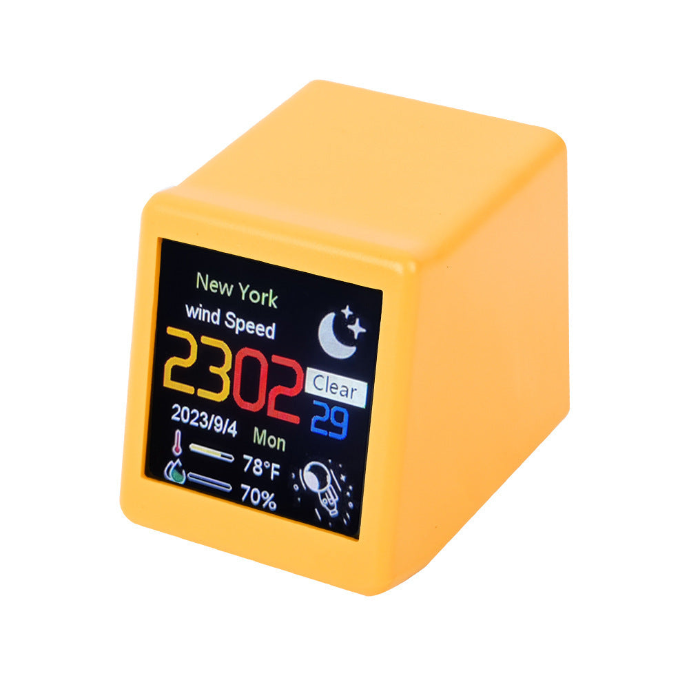 Table Clock | CasaFoyer Table Clock Weather Small TV Creative Digital Ornaments | casafoyer.myshopify.com