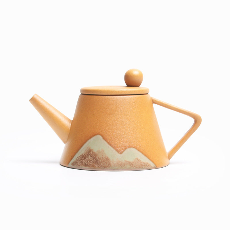 Teapot | CasaFoyer Minimalistic Ceramic Teapot Set - Single Pot, Underglaze Color, Japanese Household Teapot | casafoyer.myshopify.com