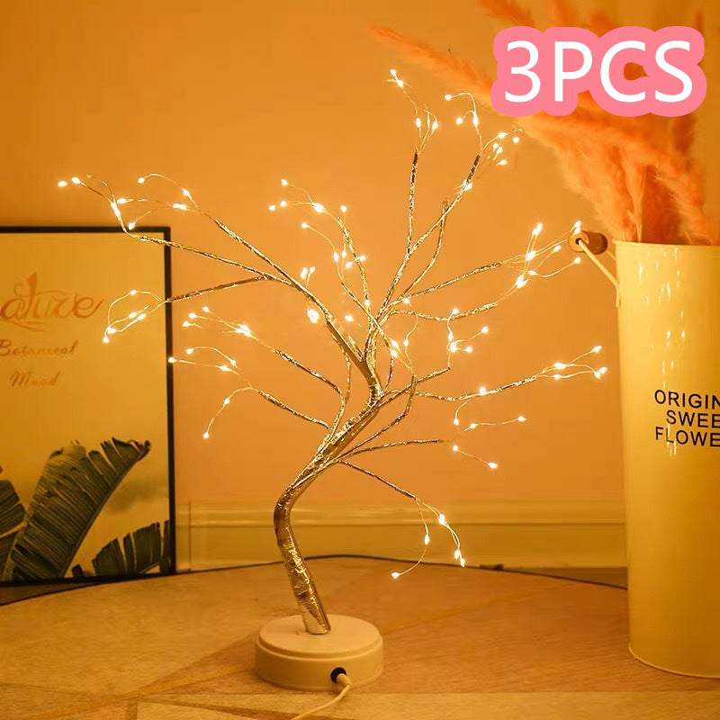 Decorative Light | CasaFoyer Led Copper Wire Light Bedroom Tree shape Light | casafoyer.myshopify.com